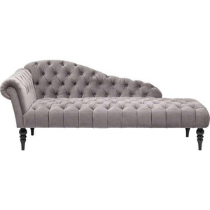 Kare Design, Recamiere Desire Velvet Silbergrau, Recamiere Desire Velvet Silbergrau