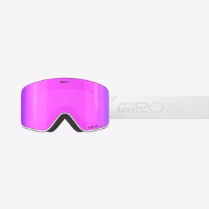 Giro, Giro Method II Vivid Skibrille, Farbe: WEISS, Grösse: one size, Für Brillenträger OTG, Giro Method II Skibrille