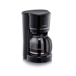 Severin, Severin 4320 Kaffeemaschine Schwarz Fassungsvermögen Tassen=10 Glaskanne, Warmhaltefunktion, SEVERIN, Filterkaffeemaschine, Severin KA4320 Filterkaffeemaschine, Produkte & Wohnen