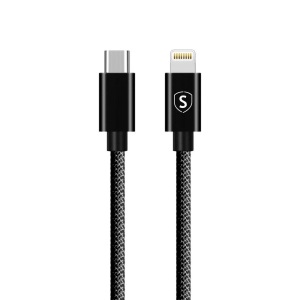 B2X, B2X - USB-C-auf-Lightning-Kabel 20 W, 0,25 m ? Schwarz, One Size