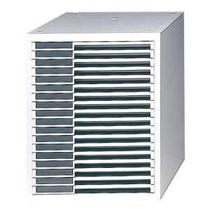 styro, Styro Kunststoffbox styrokay, 11mm, 6 Farben, 18 Fächer, 11-91181.05, Styro Schubladenbox Styrokay 18 Schubladen