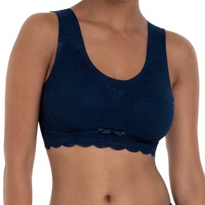 Essential - Bralette Damen Blau S