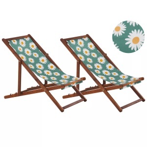 Beliani, Beliani Anzio Sonnenliege, Beliani - Liege aus Polyester Modern ANZIO, One Size, Grün