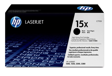 Hp, Original Tonerpatrone schwarz Canon, HP No. 15X, C7115X, Hewlett Packard Toner, schwarz, EP-25, No.15X, C7115X, (3'500 Seiten)