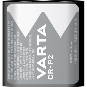 Varta, Varta Professional Photo CRP2 Fotobatterie CR-P 2 Lithium 1450 mAh 6 V 1 St., Lithium, Batterie