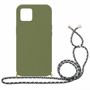 Apple, Eco Case mit Kordel iPhone 11 Pro Max - Military Green, mobileup - Eco Case mit Kordel iPhone 11 Pro Max Military Green