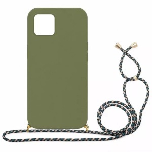 Apple, Eco Case mit Kordel iPhone 11 Pro Max - Military Green, mobileup - Eco Case mit Kordel iPhone 11 Pro Max Military Green