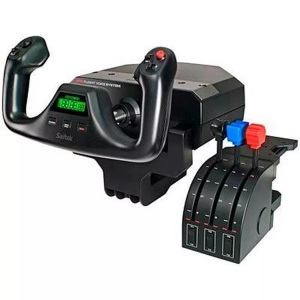 Logitech, Logitech G Saitek Pro Flight Yoke System, Logitech G Pro Flight Yoke System - Steuerknüppel-System (Schwarz)