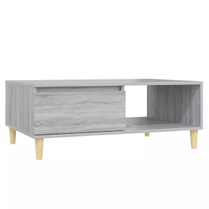 vidaXL, vidaXL Couchtisch Grau Sonoma 90x60x35 cm Holzwerkstoff