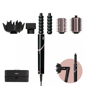 Shark, Shark FlexStyle 5 in 1 Haarstyler Warmluftbürste, Shark HD446CH FlexStyle 5-in-1 Haarstyler Schwarz