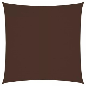 vidaXL, vidaXL Sonnensegel Oxford-Gewebe Quadratisch 4x4 m Braun, vidaXL Sonnensegel Oxford-Gewebe Quadratisch 4x4 m Braun