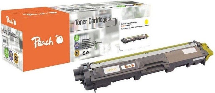 Peach, Peach Tonermodul gelb kompatibel zu Brother TN-242Y, Peach B242 Y Toner ye ersetzt Brother TN-242Y für z.B. Brother DCP -9022 CDW, Brother HL -3142 CW, Brother HL -3152 CDW, Brother HL -3172 CDW