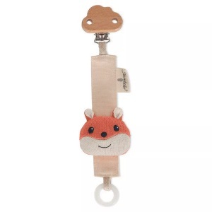 Sterntaler, Sterntaler Schnullerkette Enna, Schnullerkette ENNA EICHHÖRNCHEN (22cm) in beige