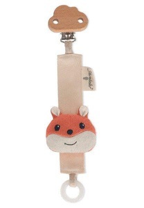 Sterntaler, Sterntaler Schnullerkette Enna, Schnullerkette ENNA EICHHÖRNCHEN (22cm) in beige