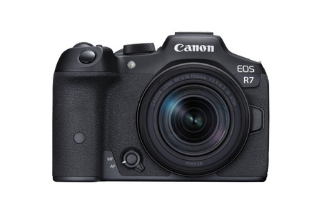 Canon, CANON EOS R7 Body + RF-S 18-150mm F3.5-6.3 IS STM - Systemkamera Schwarz, Canon - EOS R7 + RF-S 18-150mm IS STM