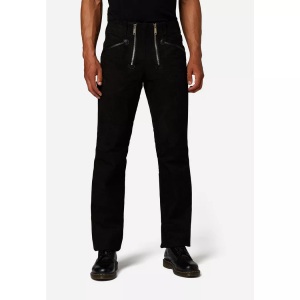 RICANO, RICANO - Lederhose RT-105, Zimmermannshose im klassischem Straight Leg Cut, für Herren, Schwarz, Größe W40, RICANO - Lederhose RT-105, Zimmermannshose im klassischem Straight Leg Cut, für Herren, Schwarz, Größe W40