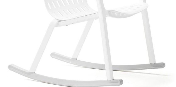 Nardi, Nardi - Kufen für Schaukelstuhl Folio - Weiss (91 x 9,8 cm), Kufen für Schaukelstuhl Folio weiss