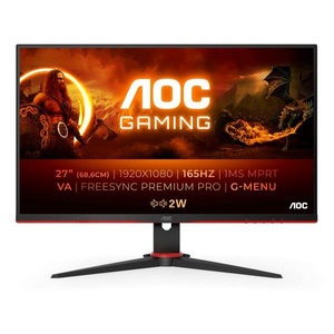 undefined, AOC 27G2SAE/BK Computerbildschirm 68,6 cm (27 Zoll) 1920 x 1080 Pixel Full HD LED Schwarz, Rot, AOC Monitor 27G2SAE/BK Schwarz