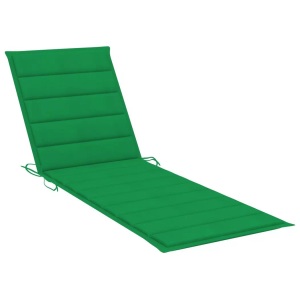vidaXL, vidaXL Sonnenliegen-Auflage Grün 200x60x4 cm Stoff, vidaXL Sonnenliegen-Auflage Grün 200x60x3 cm Oxford-Gewebe