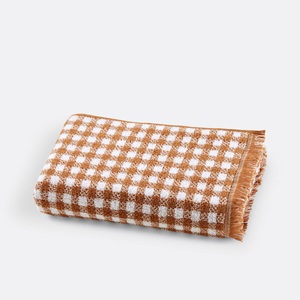 LA REDOUTE INTERIEURS, Maxi-Badetuch Dinan mit Vichy-Karo Maxi-Badetuch Dinan mit Vichy-Karo