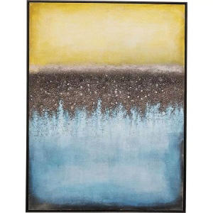 Kare Design, Leinwandbild Vista blau 90x120, Leinwandbild Vista blau 90x120