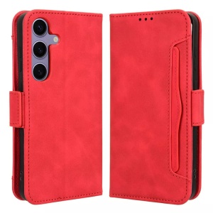 Cover-Discount, Cover-Discount - Galaxy S25 Etui viele Kartenfächer, Rot
