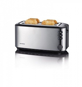 Severin, Severin AT 2509 - Toaster (Edelstahl gebürstet/Schwarz), SEVERIN, Toaster, Severin AT2509 CH Toaster, Produkte & Wohnen