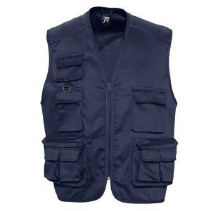 SOL's, SOLS Funktionsweste »Wild Unisex Weste / Bodywarmer mit Reissverschluss und Taschen«, SOLS - Wild Weste Bodywarmer mit Reißverschluss und Taschen, für Damen, Marine, Größe 3XL