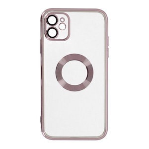 Avizar, Apple iPhone 11 - Silikongel Schutzhülle, Avizar - Chrom Handyhülle iPhone 11 Rosegold, Rosa