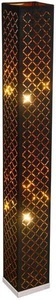 Globo, GLOBO CLARKE Stehleuchte nickel matt, Textil schwarz Blattgold, Kabel 1,8 m, Schirm mi, Globo Stehleuchte , 15229S2 Clarke , Schwarz, Goldfarben , Metall, Textil , 15x118 cm , matt , 004558173706
