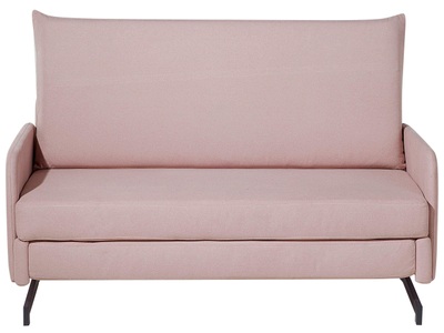 Beliani, Schlafcouch aus Polyester Retro BELFAST Schlafcouch aus Polyester Retro BELFAST, 