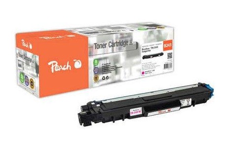 Peach, Peach Tonermodul magenta, kompatibel zu Brother TN-243M, Peach B243 M Toner ma ersetzt Brother TN-243M für z.B. Brother DCPL 3550 CDW, Brother MFCL 3750 CDW, Brother MFCL 3770 CDW, Brother DCPL 3510 CDW
