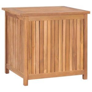 vidaXL, vidaXL Gartenbox 60x50x58 cm Massivholz Teak, vidaXL Gartenbox 60x50x58 cm Massivholz Teak