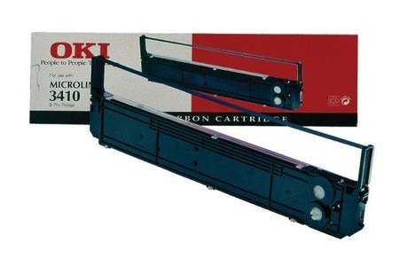 OKI, OKI - 1 - Schwarz - Farbband, Oki Farbband, schwarz, 09002308, (7 Mio. Zeichen)