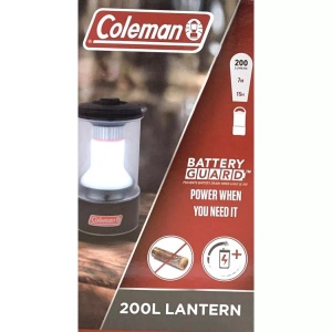 Coleman, 360°-Laterne mit 200 Lumen, LED-Leuchte, Coleman, Freizeit Outdoor, Coleman BatteryGuard Laternen 200lm, Produkte & Wohnen