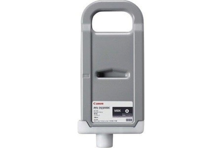 Canon, Canon Tintenpatrone PFI-703MBK Original Matt Schwarz 2962B001 Druckerpatrone, Canon Tintenpatrone, matt-schwarz, PFI-703MBK, 2962B001, (700ml)
