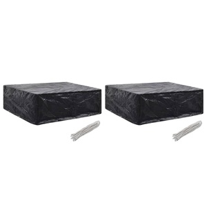 vidaXL, vidaXL Gartenmöbel-Abdeckungen 2 Stk. 8 Ösen 250x210x90 cm, vidaXL Gartenmöbel-Abdeckungen 2 Stk. 8 Ösen 250x210x90 cm