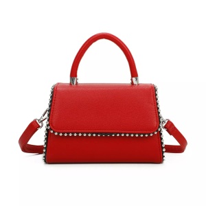 Gallantry, Gallantry - Elegancy Handtasche mit Nieten, für Damen, Rot, One Size, Gallantry - Elegancy Handtasche mit Nieten, für Damen, Rot, One Size