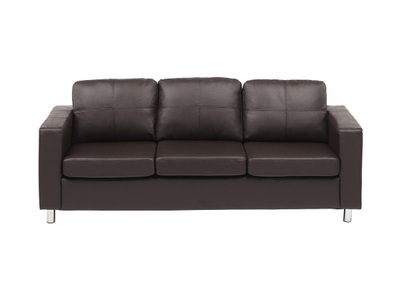 Vente-unique, Sofa 3Sitzer Kunstleder ACKLEY Sofa 3Sitzer Kunstleder ACKLEY, Vente-unique - Sofa 3Sitzer Kunstleder ACKLEY, One Size, Braun