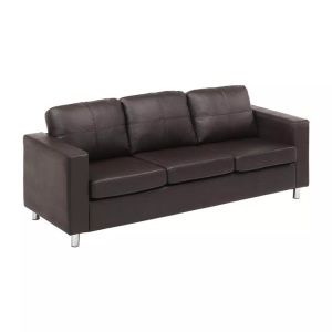 Vente-unique, Sofa 3Sitzer Kunstleder ACKLEY Sofa 3Sitzer Kunstleder ACKLEY, Vente-unique - Sofa 3Sitzer Kunstleder ACKLEY, One Size, Braun