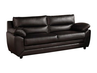 Vente-unique, Sofa 3Sitzer Kunstleder MANOA Sofa 3Sitzer Kunstleder MANOA, Vente-unique - Sofa 3Sitzer Kunstleder MANOA, One Size, Braun