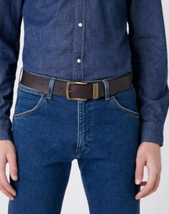 Wrangler, Metal Loop Gurtel Herren Braun 110, Wrangler - Gürtel Metal Loop, für Herren, Braun, Größe 110