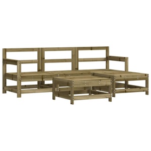 vidaXL, vidaXL 5-tlg. Garten-Lounge-Set Kiefernholz Imprägniert, vidaXL 5-tlg. Garten-Lounge-Set Kiefernholz Imprägniert