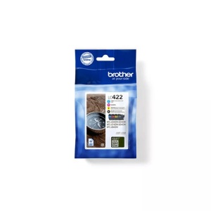 Brother, Brother Tintenpatrone, CMYBK, Valuepack, LC-422VAL, (550 Seiten), Brother Tintenkartusche LC422VAL