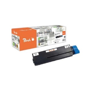 Peach, Peach Tonermodul schwarz kompatibel zu OKI 45807102, Peach O45807 Toner bk ersetzt OKI 45807102 für z.B. OKI B 412 DN, OKI B 432 DN, OKI B 512 DN, OKI MB 472 dnw, OKI MB 492 dn, OKI MB 562 dnw