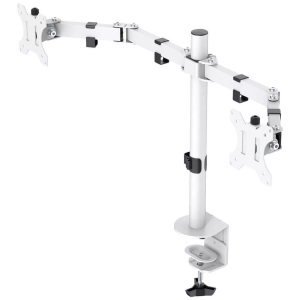 Deltaco, DELTACO GAM-040-W - Monitorhalterung (Weiss), DELTACO GAM-040-W - Monitorhalterung (Weiss)