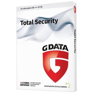 G DATA, G-Data Total Security 2020 Vollversion, 3 Lizenzen Windows, Mac, Android, iOS Antivirus, Sicherheits-Software, G DATA Total Security Box, Vollversion, 3 PC