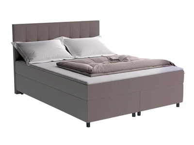 DREAMEA, Boxspringbett mit Topper Stoff SIERO Boxspringbett mit Topper Stoff SIERO, 
