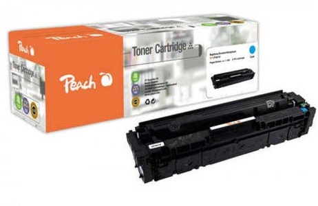 Peach, Peach Tonermodul cyan kompatibel zu HP No. 201A, CF401A, Peach HP 201 AC Toner cy ersetzt HP No. 201A C, CF401A für z.B. HP Color LaserJet Pro MFP M 277 dw, HP Color LaserJet Pro M 252 dw