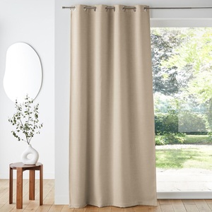 LA REDOUTE INTERIEURS, Blickdichter Vorhang Exurie Unisex Beige 140 x 250 cm, La Redoute Intérieurs - Blickdichter Vorhang Exurie, 140 x 250 cm, Beige
